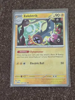 Eelektrik 031/086 Pokemon TCG Black Bolt Master Ball Holo Pattern - Image 1