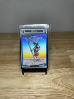 Kingdom Hearts TCG FOIL Sora Promo Trading Card Game English Level 2 RARE P! - Image 1