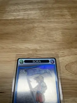 Kingdom Hearts TCG FOIL Sora Promo Trading Card Game English Level 2 RARE P! - Image 4