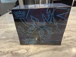 Pokemon TCG Mega Evolution Phantasmal Flames Pokemon Center ETB Sealed w/acrylic - Image 3