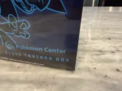 Pokemon TCG Mega Evolution Phantasmal Flames Pokemon Center ETB Sealed w/acrylic - Image 5