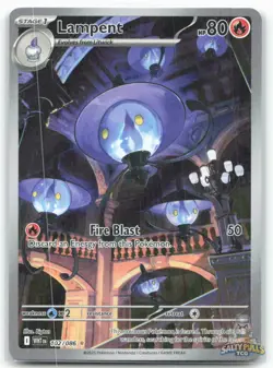 Lampent 102/086 White Flare Illustration Rare NM - Image 2