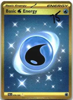 Basic Water Energy 279/193 Paldea Evolved Hyper Rare NM - Image 1