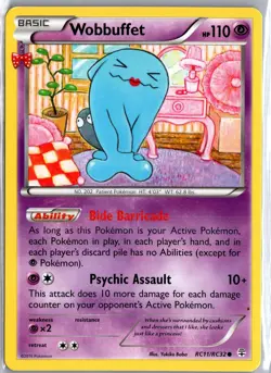 Wobbuffet RC11/RC32 Common Generations Pokemon Lightly Played - Image 1