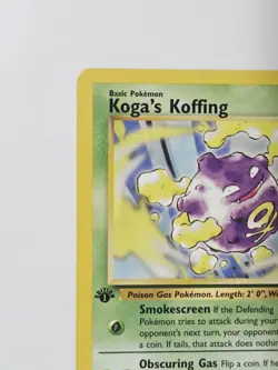 Koga’s Koffing 1st Edition 48/132 Gym Challenge WoTC Pokemon 2000 LP - Image 3