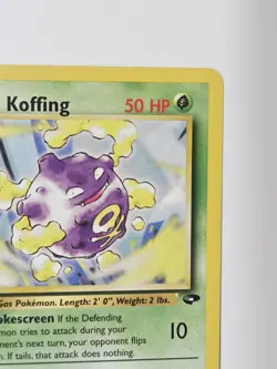 Koga’s Koffing 1st Edition 48/132 Gym Challenge WoTC Pokemon 2000 LP - Image 4