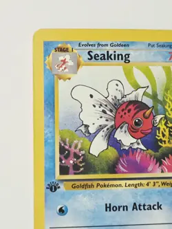 Seaking 1st Edition 46/64 Jungle Set Uncommon WoTC Pokemon LP - Image 3