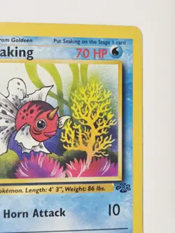 Seaking 1st Edition 46/64 Jungle Set Uncommon WoTC Pokemon LP - Image 4