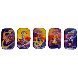 Pokemon Kanto Power Empty Mini Tins + Coins + Art Cards Full Set NO PACKS - Image 2
