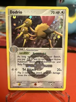 Dodrio 21/112 Rare FireRed & LeafGreen Pokemon Reverse Holo Moderately Played - Image 1