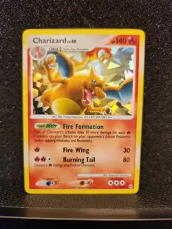 Pokemon TCG Charizard #1 1/99 Platinum Arceus Cracked Ice Holo Rare HOLO BLEED - Image 1