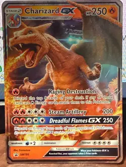 2019 Pokemon Charizard GX SM195 Black Star Promo Detective Pikachu Sun & Moon - Image 1