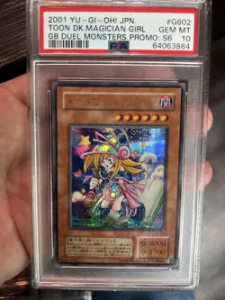 2001 YU-GI-OH! JAPANESE TOON DARK MAGICIAN GIRL G6-02 PSA 10 PROMO FOIL - Image 1