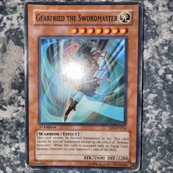 Konami Yu-Gi-Oh! TCG Gearfried the Swordmaster 1st SD5-EN016 ATK/2600 DEF/2200 - Image 1