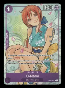 O-Nami Illustration Box Vol.1 UC One Piece Promotion Cards OP05-062 NM - Image 1