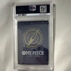 Bandai One Piece Card Game Monkey D. Luffy P-043 2nd Ann Tournament PSA 10 Holo - Image 2