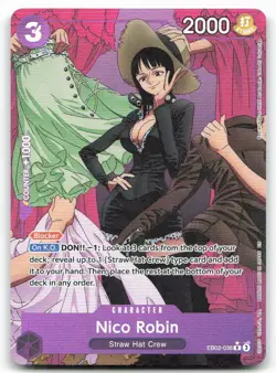 Nico Robin (Alternate Art) EB02-036 Extra Booster: Anime 25th Collection Rare NM - Image 2