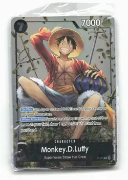 SEALED Monkey.D.Luffy (Tin Pack Set Vol. 2) PR One Piece Promotion P-075 NM - Image 2