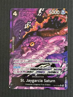 One Piece St. Jaygarcia Saturn R Alternate Art Carry On His Will OP13 - Image 1
