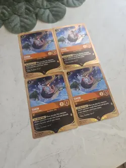 Timon - Snowball Swiper - Disney Lorcana Promo Cards (DLPC) - Gold Border (4) - Image 3