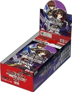UNION ARENA Booster Pack Code Geass Lelouch of the Rebellion Vol.2 EX02BT 1BOX - Image 1