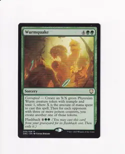 2023 MTG MAGIC COMMANDER: PHYREXIA ALL WILL BE ONE WURMQUAKE - Image 1