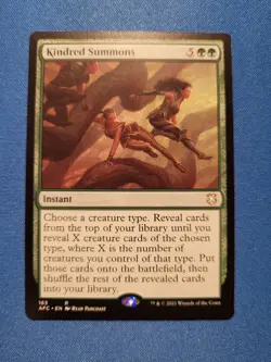 Kindred Summons Commander: AFR NM Magic MTG - Image 1