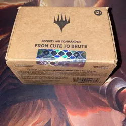 Secret Lair Mtg Commander Deck New Sealed From Cute To Brute - Image 1