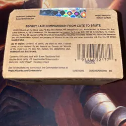 Secret Lair Mtg Commander Deck New Sealed From Cute To Brute - Image 2