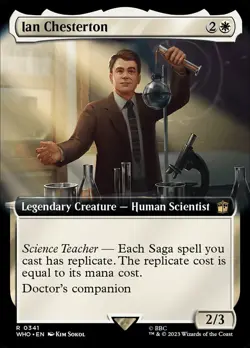 MTG Magic the Gathering Ian Chesterton (341/1208) Doctor Who LP - Image 1