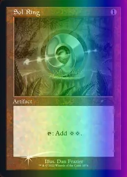 MTG Magic the Gathering Sol Ring (1074/1320) Secret Lair Drop Series LP FOIL - Image 1
