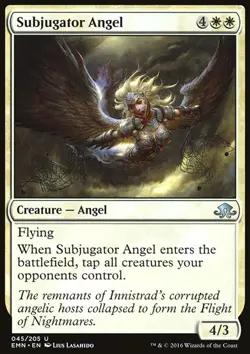 MTG Magic the Gathering Subjugator Angel (45/234) Eldritch Moon LP - Image 1