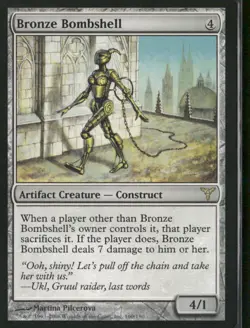 Magic: The Gathering TCG Bronze Bombshell 160/180 Dissension - Image 1