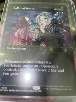 Polluted Bonds (Anime Borderless) (Confetti Foil) Wilds of Eldraine: Enchanting - Image 1
