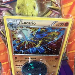 Pokemon TCG XY Steam Siege 2016 Promo Blister Pack Lucario & Floette Set Sealed - Image 4