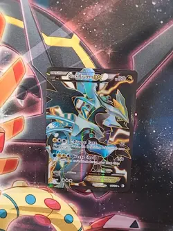 Pokemon TCG Black Kyurem EX (145 Full Art) Boundaries Crossed NM Ink Print Error - Image 1