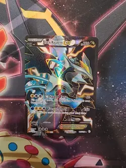 Pokemon TCG Black Kyurem EX (145 Full Art) Boundaries Crossed NM Ink Print Error - Image 4