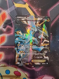 Pokemon TCG Black Kyurem EX (145 Full Art) Boundaries Crossed NM Ink Print Error - Image 5
