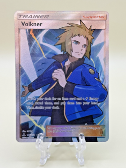 Pokemon TCG Volkner Full Art Ultra Prism Holo Card 156/156 NM - Image 1