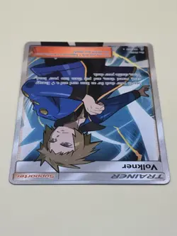 Pokemon TCG Volkner Full Art Ultra Prism Holo Card 156/156 NM - Image 2
