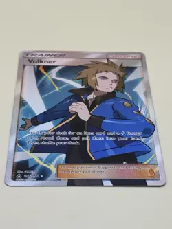 Pokemon TCG Volkner Full Art Ultra Prism Holo Card 156/156 NM - Image 3