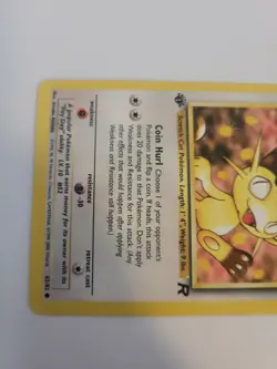 Pokemon TCG Meowth 62/82 Team Rocket 1st Edition WOTC Common Colorless LP - Image 2