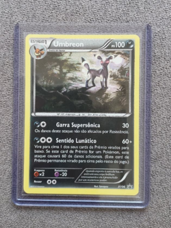 Pokemon Umbreon XY Black Star Promo XY96 Holo Portuguese LP/NM (WITH 2 SWIRLS) - Image 3