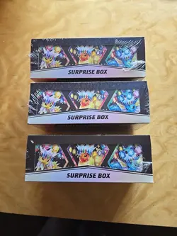 Pokemon TCG: Scarlet & Violet Prismatic Evolutions Surprise Box Lot Of 3 Sealed! - Image 3