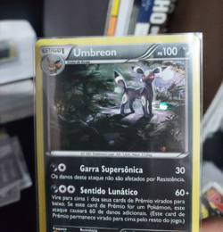 Pokemon Umbreon XY Cosmos Black Star Promo XY96 Holo PORTUGUESE LP/NM with Swirl - Image 3