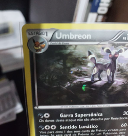 Pokemon Umbreon XY Cosmos Black Star Promo XY96 Holo PORTUGUESE LP/NM with Swirl - Image 4