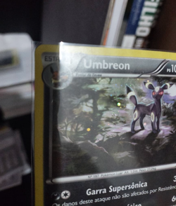 Pokemon Umbreon XY Cosmos Black Star Promo XY96 Holo PORTUGUESE LP/NM with Swirl - Image 5