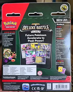 NEW Pokemon Deluxe Battle Deck MIRAIDON ex Factory Sealed Box Ready To Play Deck - Image 2
