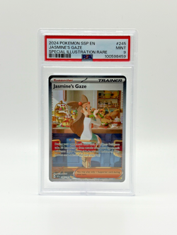 2024 Pokemon Jasmine's Gaze 245/191 Special Illustration Rare PSA Mint 9 - Image 1