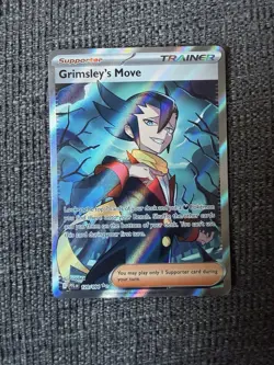 Pokemon - 120/094 Grimsley's Move - Ultra Rare Phantasmal Flames Full Art TCG - Image 1